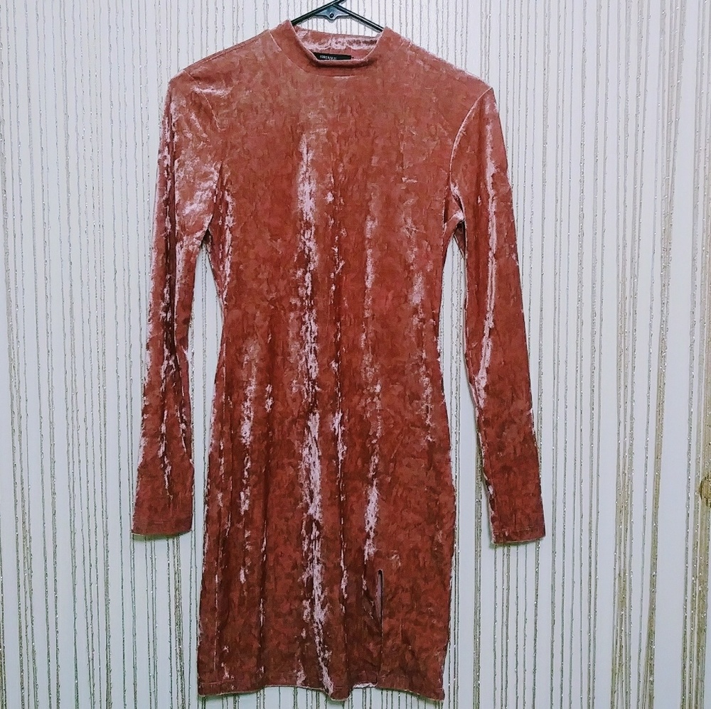 Crushed Velvet Dress